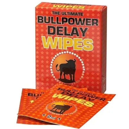 Servetele Delay BULLPOWER, pentru intarzierea ejacularii, 6buc x 2ml